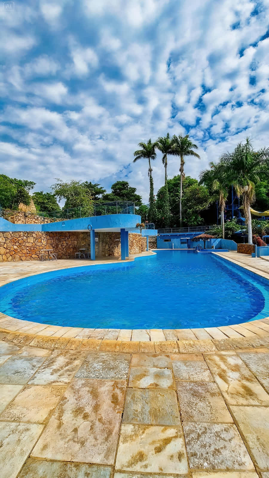 Plataforma toboágua Hotel Jalim